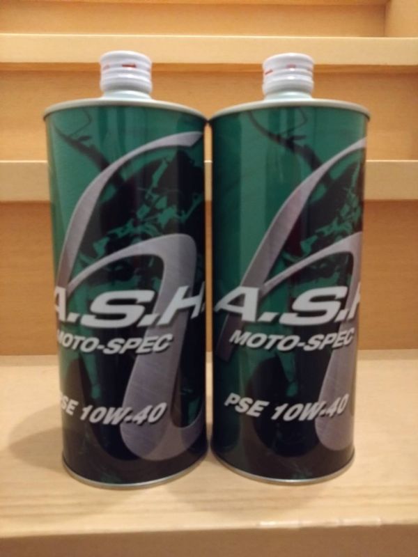 A・S・H アッシュ PSE モトスペック MOTO-SPEC 10W-40 1L 2缶セット 2本セット 新品拍卖