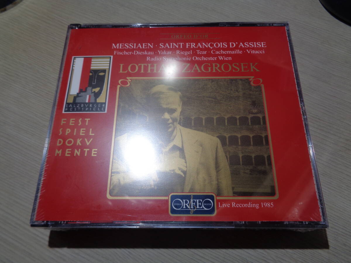 未開封/ツァグロセク,LOTHAR ZAGROSEK,RADIO SYMPHONIE ORCHESTER WIEN/MESSIAEN:SAINT FRANCOIS D'ASSISE(ORFEO:C 485 982 Ⅰ 2CDs/NEW!拍卖