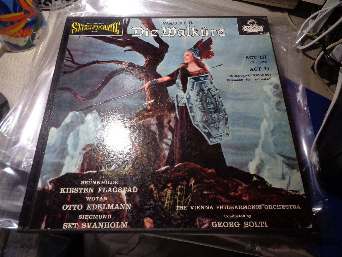 ショルティ,GEORG SOLTI,THE VIENNA PHILHARMONIC/WAGNER:DIE WALKURE(UK/LONDON:OSA 1203 FFSS WBG ED1 2LP BOX SET/BLUE BACK(BB)拍卖