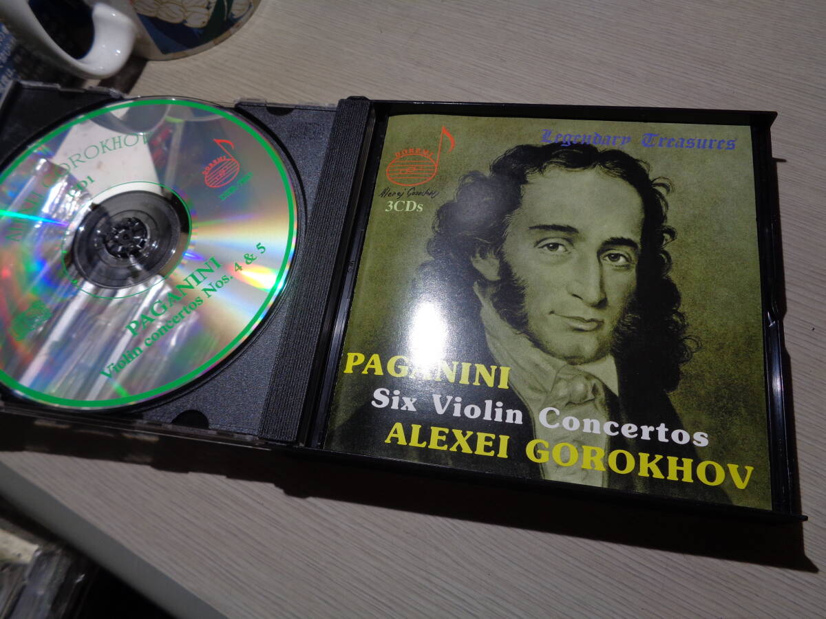 アレクセイ・ゴロホフ,ALEXEI GOROKHOV,ZAKHARY KOZHARSKY/PAGANINI:6 VIOLIN CONCERTOS(DOREMI:DHR-7897-9 MINT 3CD SET拍卖