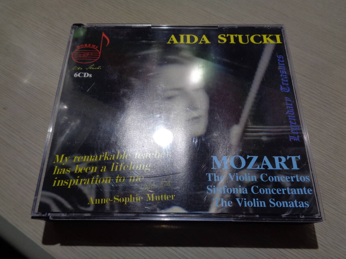 アイダ・シュトゥッキ,AIDA STUCKI AND ANNE-SOPHIE MUTTER/MOZART:VIOLIN CONCERTOS & SONATAS(DOREMI:DHR-7964-9 MINT 6CD BOX SET拍卖