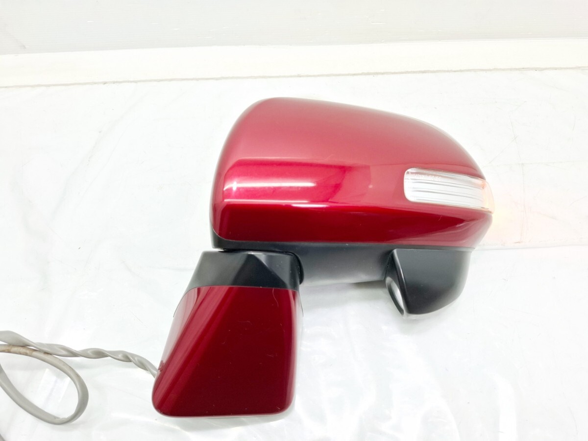 ZRR70 ZRR75 ノア 左 ドアミラー 助手席側 動作確認済 レッド 赤 3Q3 9ピン 9P サイドミラー ヴォクシー 70系 C(23)拍卖