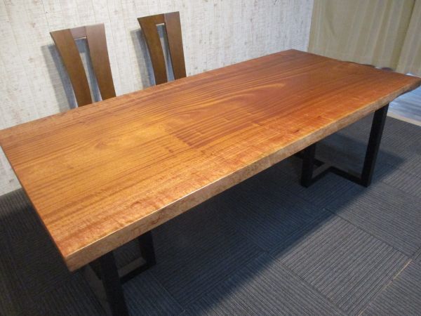 #1521■ マホガニー 一枚板 無垢 テーブル 板 ローテーブル ダイニングテーブル 座卓 天板 デスク 拍卖