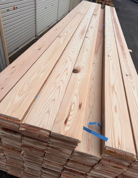 1-984-120【訳ありAB品・厚み15/幅120】国産 四国産 無垢杉 椙スギフローリング 無塗装 床材壁材天井材拍卖