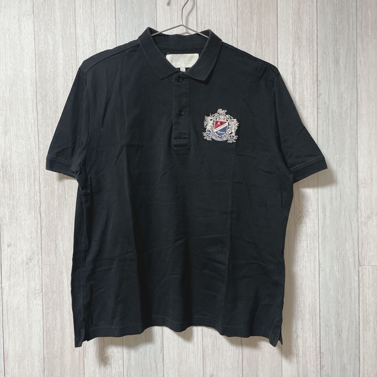 VANJAC KENT 半袖ポロシャツ ブラック LLサイズ T1拍卖