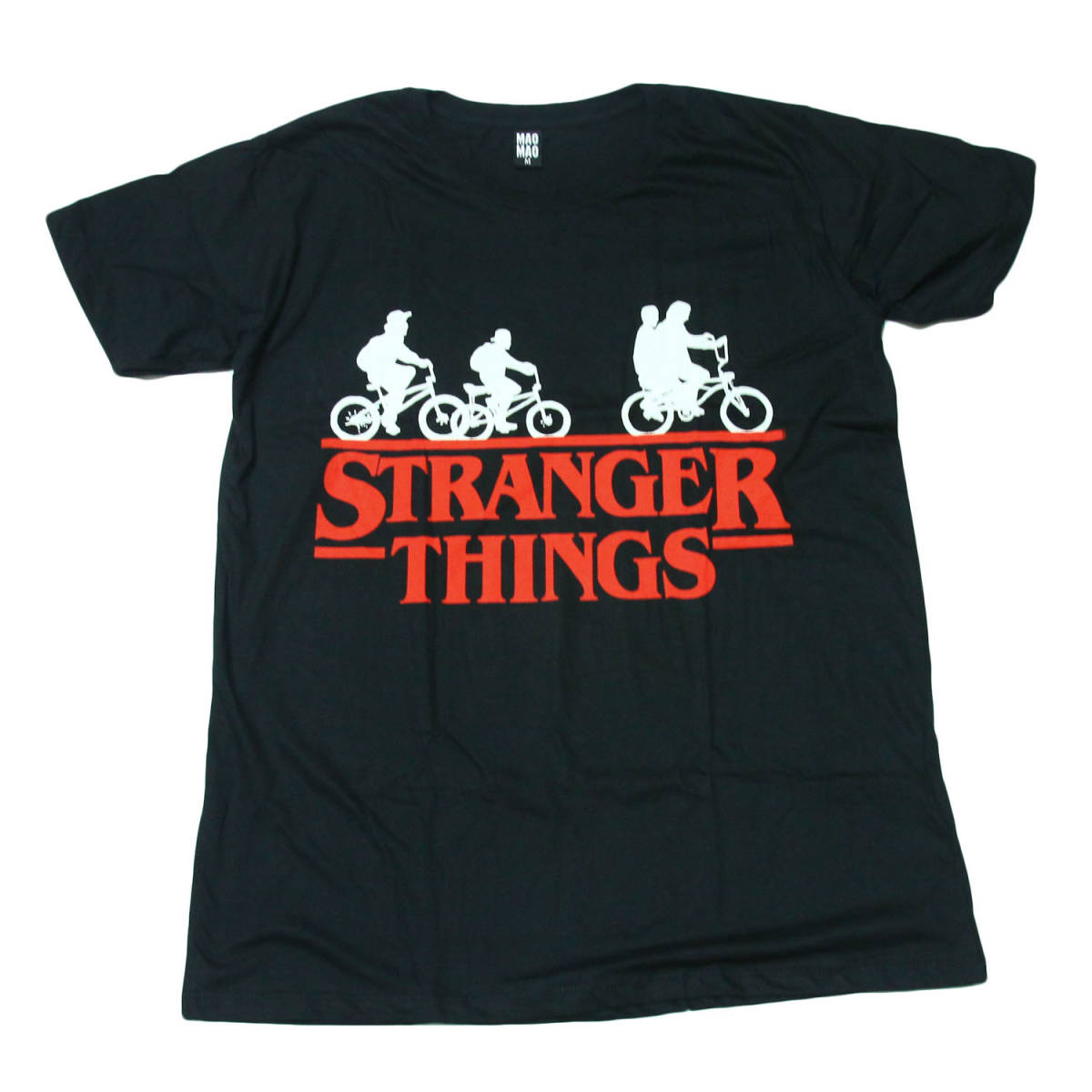 ストレンジャーシングス 未知の世界 海外ドラマ アメリカ ストリート系 デザインTシャツ おもしろTシャツ メンズ 半袖★tsr0276-blk-xl拍卖