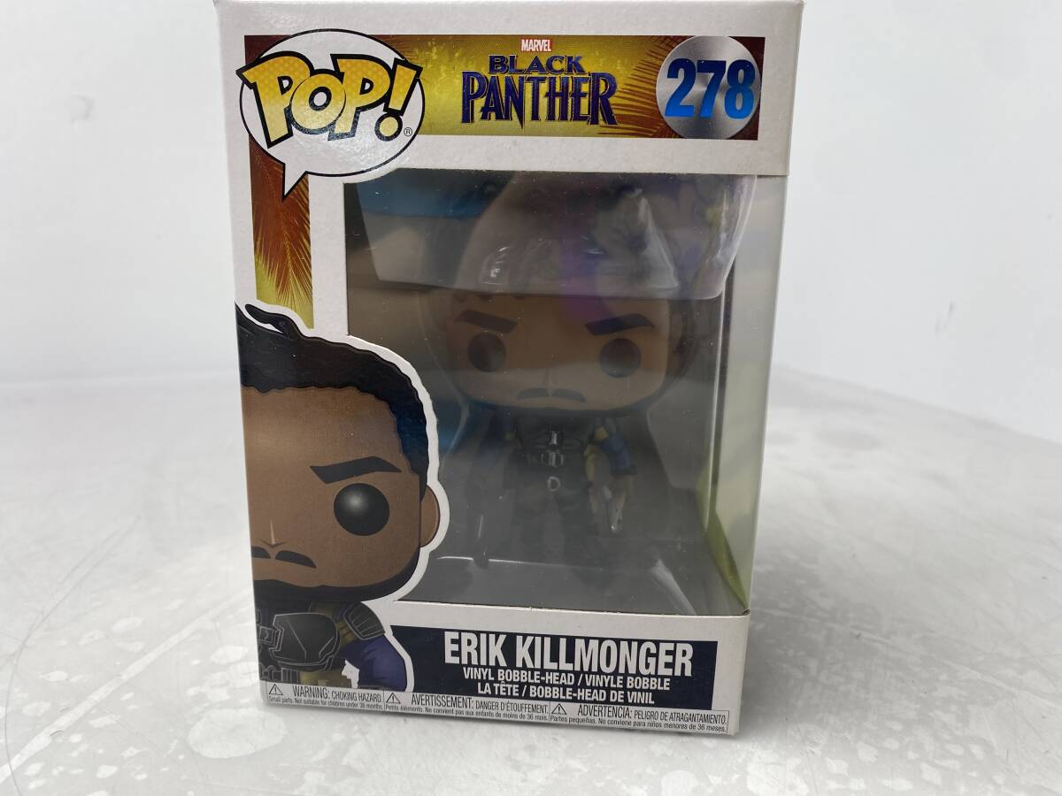 8/23 *46★エリック キルモンガー ERIK KILLMONGER★FUNKO ファンコ POP! MARVEL マーベル フィギュア 【中古/現状品】拍卖