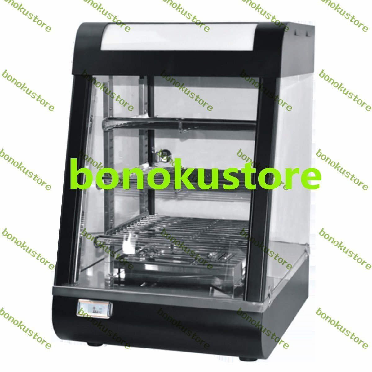 ホットフードショーケースウォーマー、3層業務用フードウォーマー、1000W温度範囲0?85℃、強化ガラス拍卖