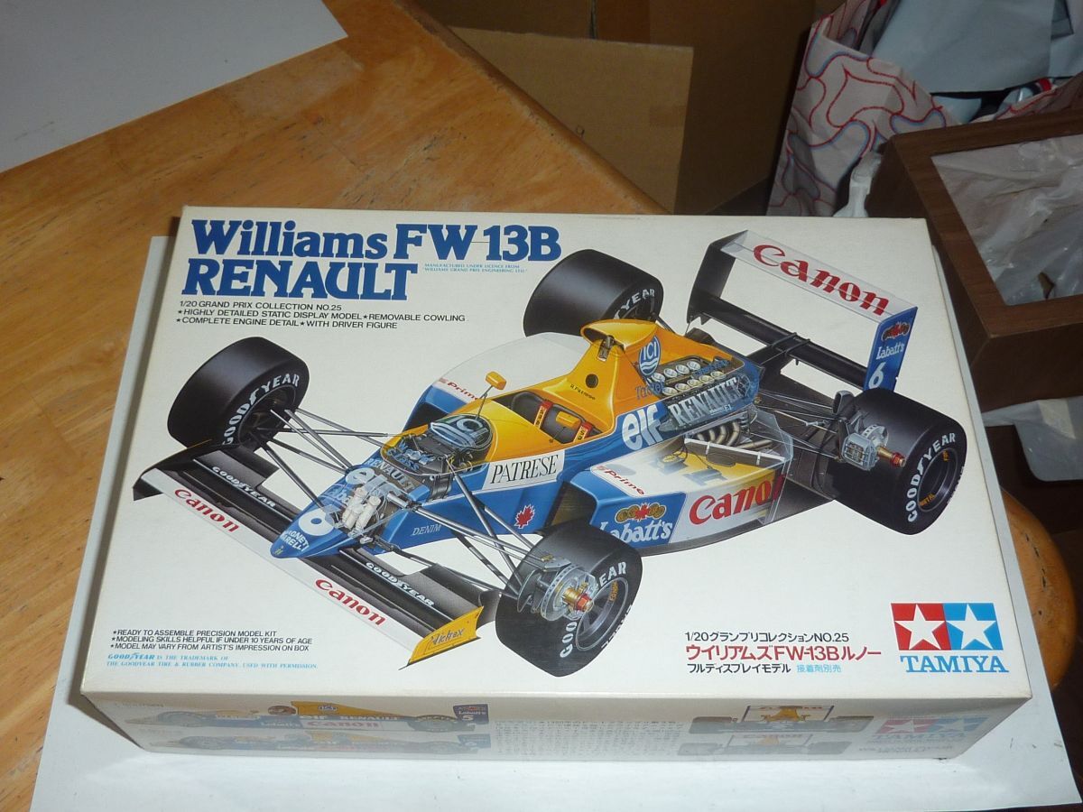 1/20 ウイリアムズ FW-13Bルノー タミヤ Williams FW-13B RENAULT F-1拍卖