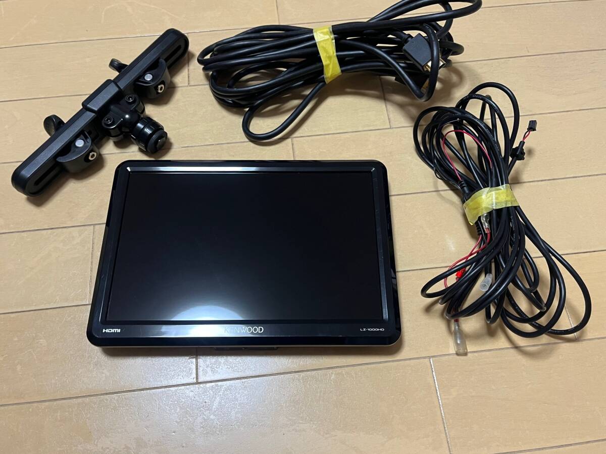 KENWOOD ケンウッド ハイビジョンリアモニター LZ-1000HD 10.1型 HDMI ヘッドレストステー SK-200RM拍卖