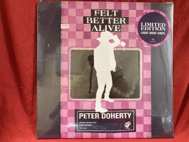 PETE DOHERTY / FELT BETTER ALIVE (INDIES EXCLUSIVE PINK ROSE VINYL) (未開封)拍卖