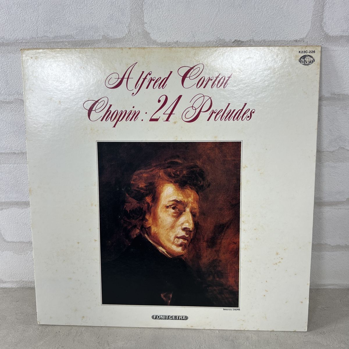 Alfred Cortot / Chopin: 24 Preludes Op.28 クラシック・ピアノ 12インチ K22C-226 LP レコード【160】拍卖
