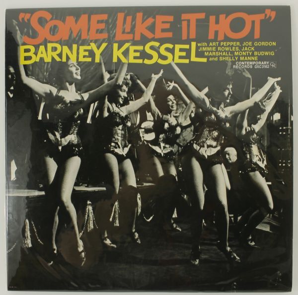U233 美盤 LP Barney Kessel/バーニー・ケッセル Some Like It Hot/お熱いのがお好きContemporary Records GXC 3162拍卖