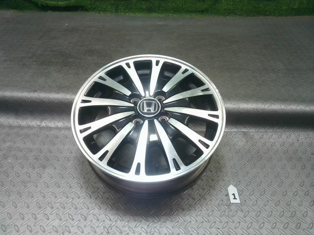 中古純正アルミホイール 15インチ 4.5J +45 PCD100mm 4H ハブ径56mm 傷有拍卖