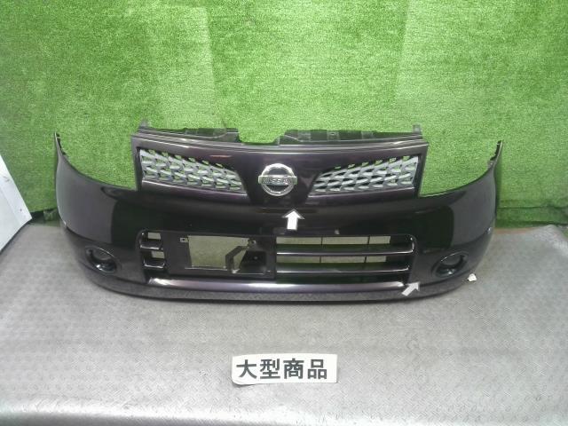 日産(NISSAN)※同梱不可※モコ MG22S フロントバンパー 前バンパー カラー ZED 品番 F2651-4A01J プラスチック フォグ付 ソナー付2ケ拍卖
