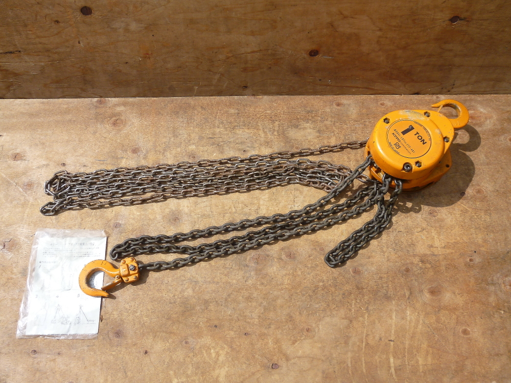 キトー ハンディブロック C1F-681 1TON チェーンブロック拍卖