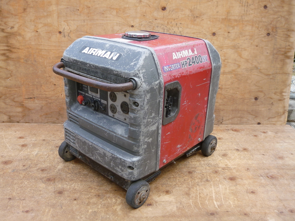 AIRMAN インバーター発電機 HP2400SV 中古現状 発電機拍卖