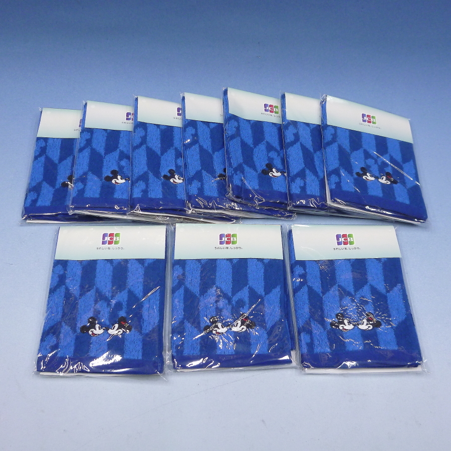 ハンドタオル 10枚セット ミッキー ミニー 未使用 JCB 拍卖