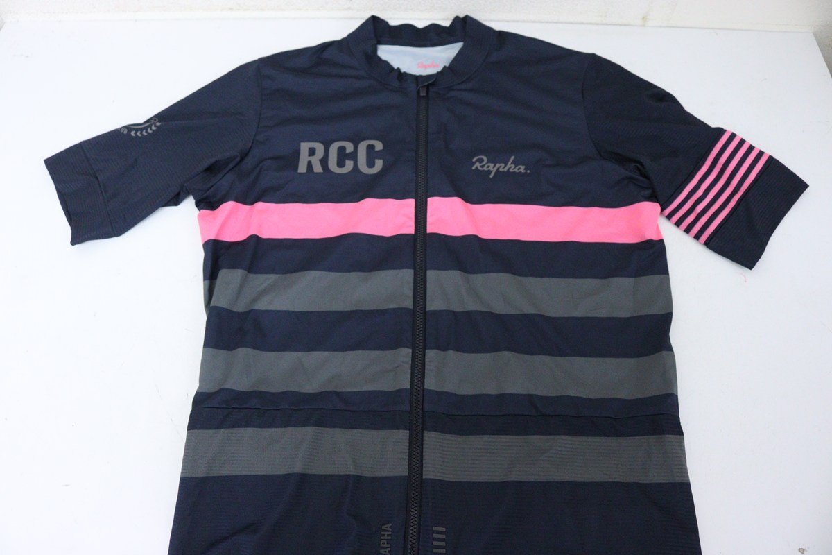 ▽Rapha ラファ RCC プロチーム ジャージ 半袖 Mサイズ 美品拍卖