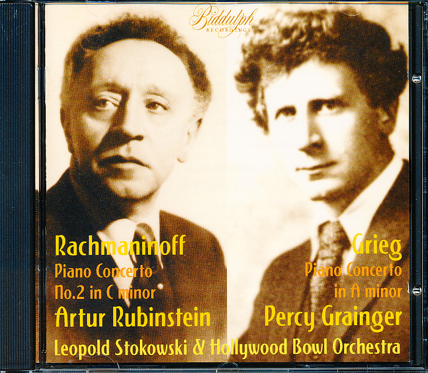 Biddulph ラフマニノフ & グリーグ ピアノ協奏曲 ルービンシュタイン、グレインジャー拍卖