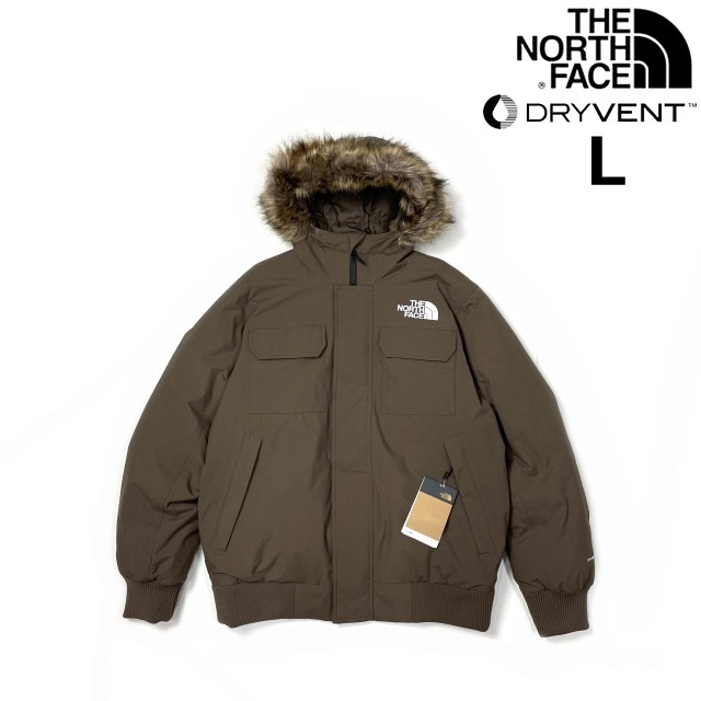 売切り【正規新品】THE NORTH FACE◆MCMURDO BOMBER ダウンジャケット US限定 撥水 600フィル 刺繍 レジャー DRYVENT(L)茶 190122-175拍卖