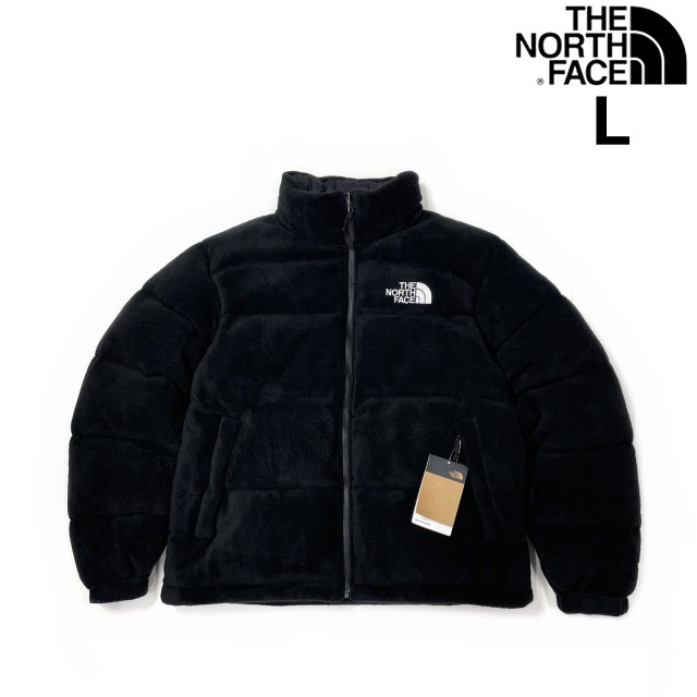 売切り【正規新品】THE NORTH FACE◆2000 POLAR NUPTSE JACKET ダウンジャケット US限定 ヌプシ 700フィル 刺繍 フリース(L)黒 190122-175拍卖