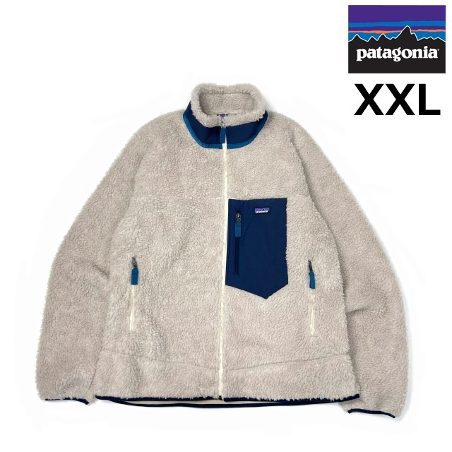 売切り【正規新品】patagonia パタゴニア◆CLASSIC RETRO-X JACKET フリース ジャケット US購入 ロゴパッチ 防風(XXL)ベージュ190124-15296拍卖