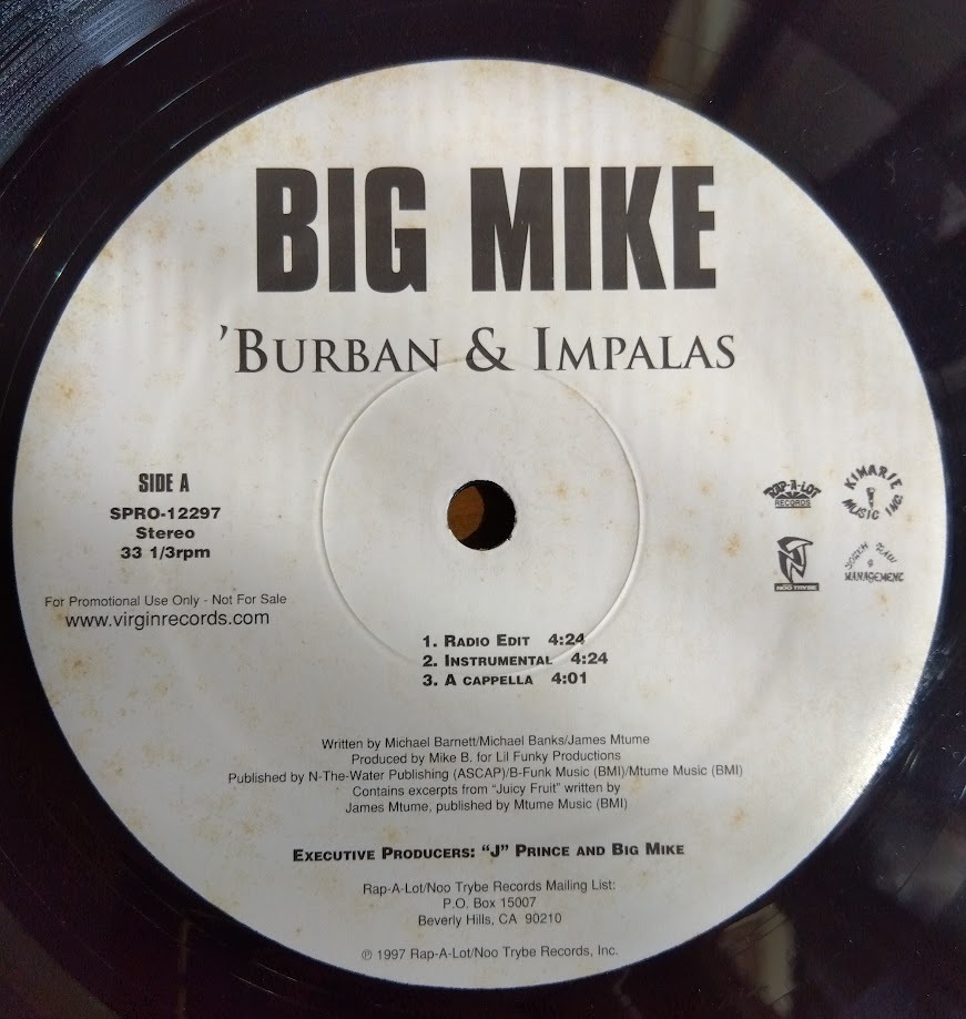 BIG MIKE - Burban & Impalas拍卖