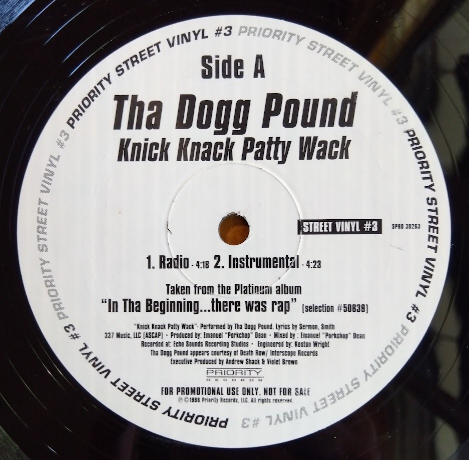 THA DOGG POUND - Knick Knack Patty Wack拍卖