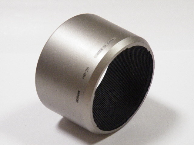 ◎ Nikon HB-26 ニコン AF70-300mm F4-5.6G用 レンズフード(シルバー)拍卖