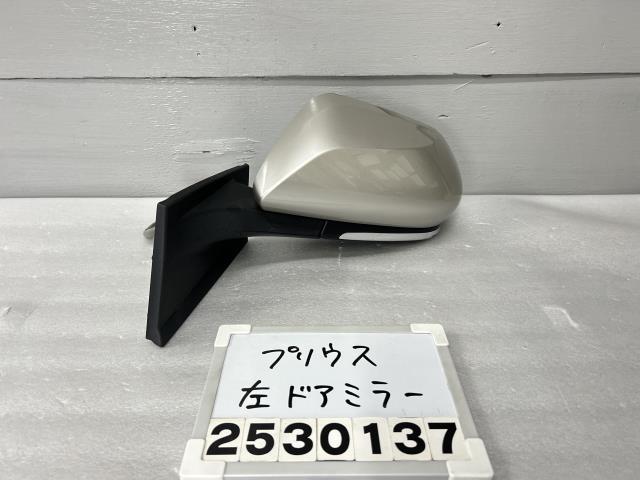 プリウス ZVW51 左ドアミラー 10ピン ウインカー ブラインドスポット ヒーター 良品 50 Aツーリング 4X1 87940-47370 B2 016301拍卖