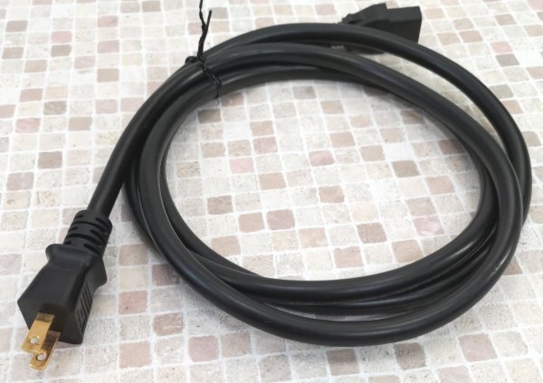 VOLEX J 約2m 太さ10mm 電源ケーブル SHIRUBA VCTF 2.0mm2 2004 Volex VAC17BS 15A 125V 動作OK P115S2拍卖