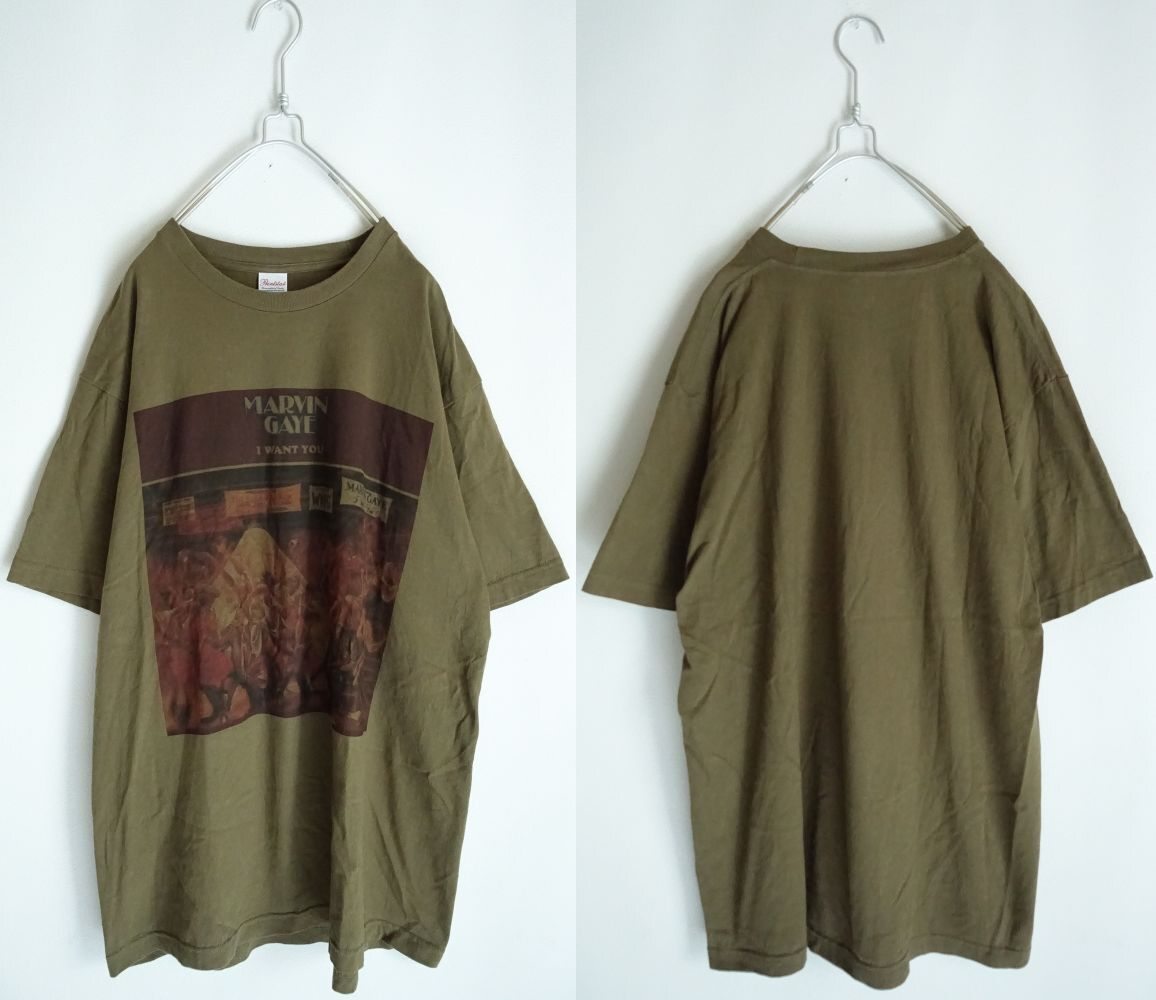 Marvin Gaye マーヴィン・ゲイ I WANT YOU ☆アルバムジャケットTシャツ XL拍卖