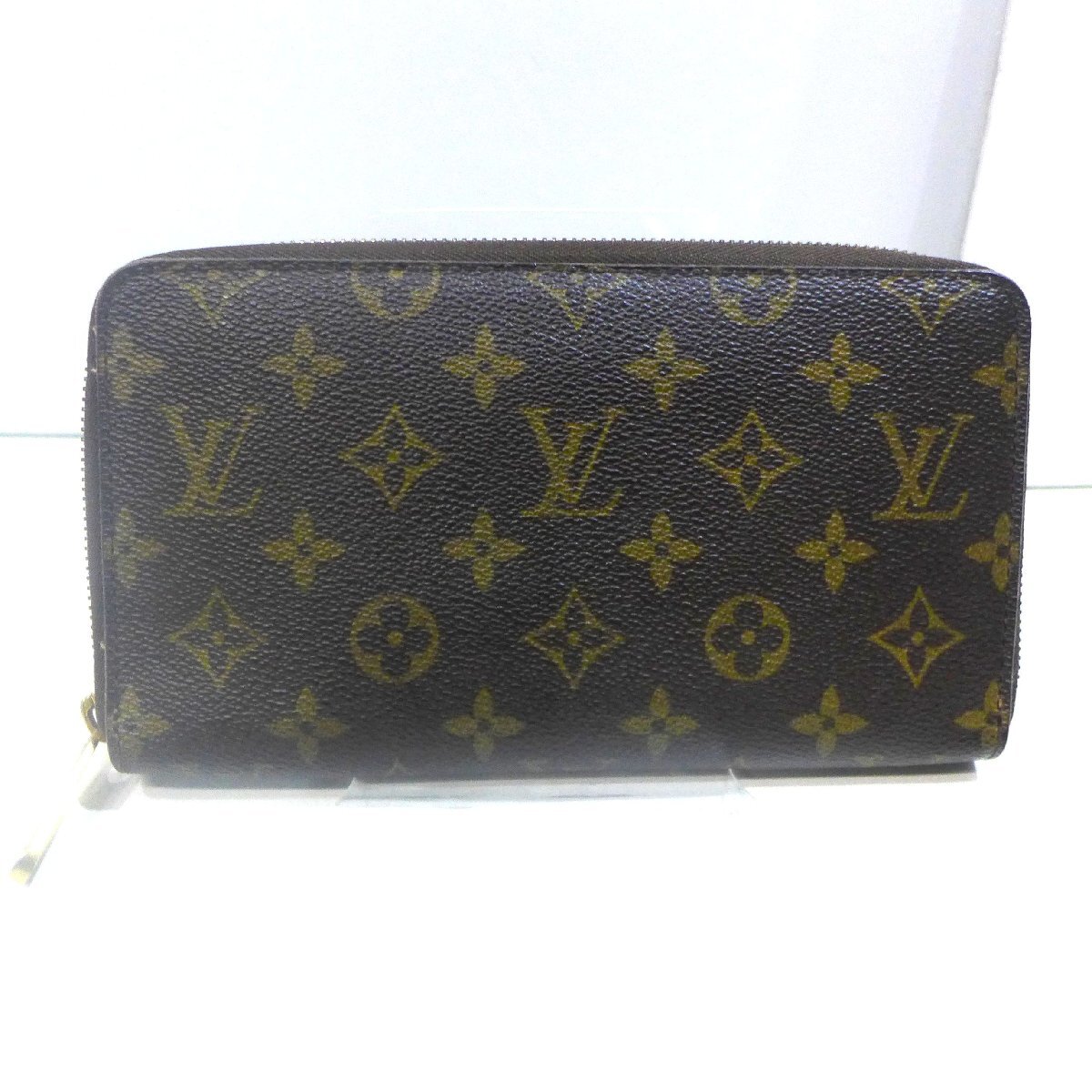 8759T【本物保証】 ヴィトン LOUIS VUITTON 長財布 ジッピーオーガナイザー M60002 モノグラム メンズ拍卖