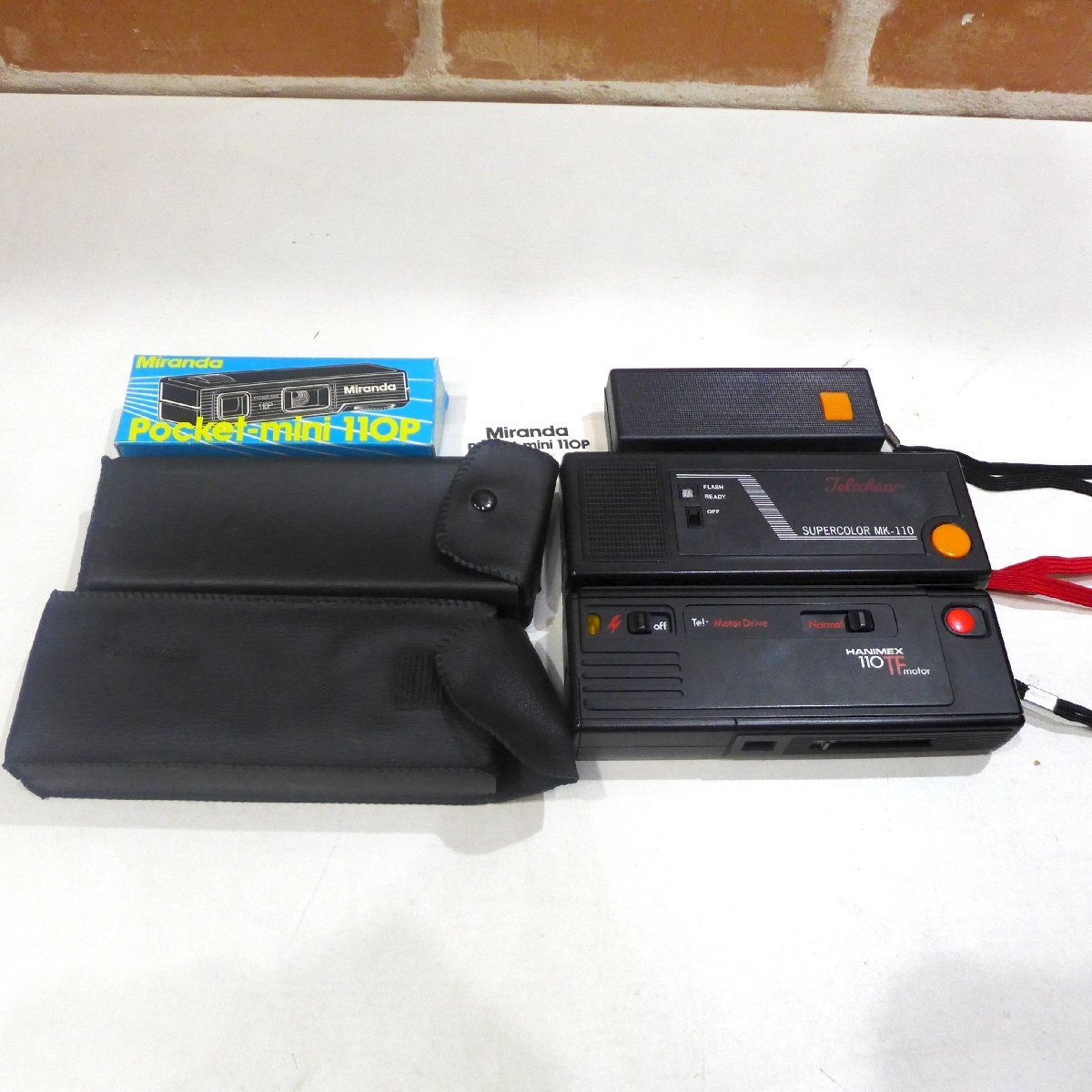 8796 フィルムカメラ ポケットカメラ Hanimex ハニメックス 110 TF motor Miranda 110p pocket mini テレチャン telechan MK-110 まとめて拍卖