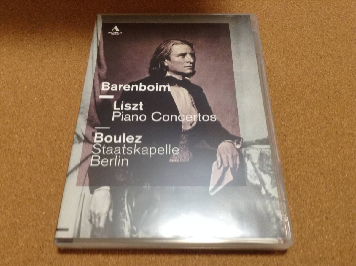 DVD/ バレンボイム、ブーレーズ&シュターツカペレ・ベルリン / リスト:ピアノ協奏曲第1番/第2番他拍卖
