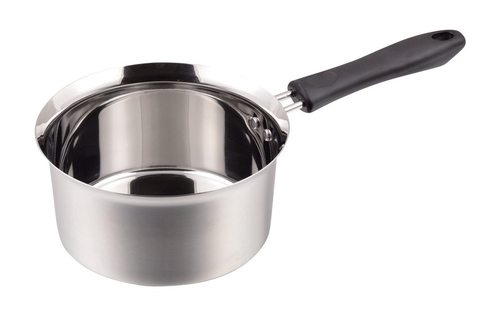 パール金属 日本製 雪平鍋 14cm IH対応 注ぎやすい ステンレス 鍋 メイドインジャパン HB-1886拍卖