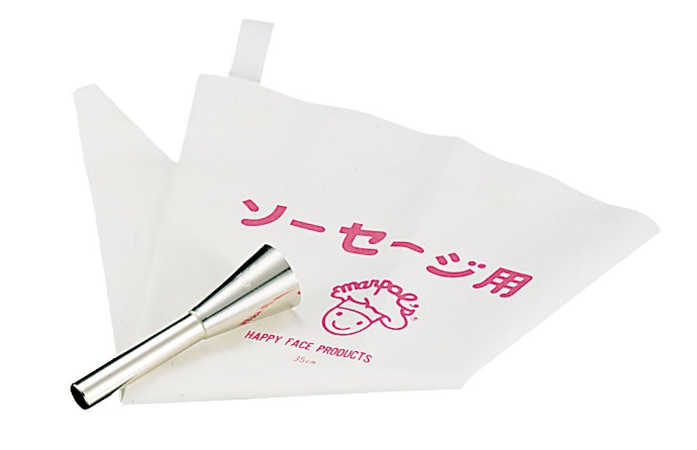 田中糧機製作所 田中糧機 ソーセージ用口金セット(絞り袋付き) ウィンナー用 No.3100 真鍮メッキ、綿布、樹脂加工 日本 WKT50100拍卖