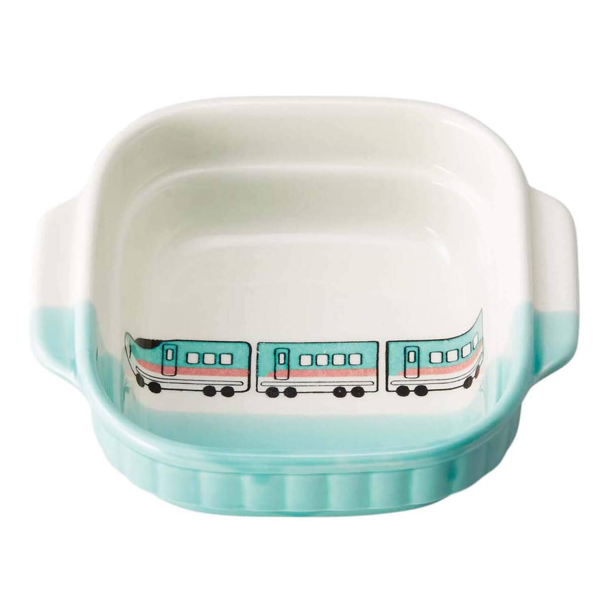 萬古焼 食器 子供 食洗機対応 スクエアデッシュ 超特急 エメラルド 日本製 17468拍卖