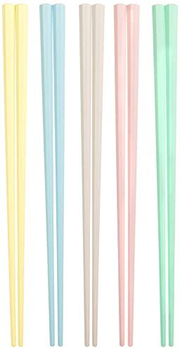 箸 食洗機対応 23cm 5膳 セット 業務用 樹脂製 来客用 先角 八角 パステル カラフル おしゃれ 可愛い 日本製 264895拍卖