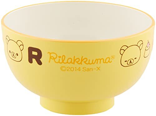 アサヒ興洋 リラックマ お椀 汁椀 イエロー 直径10.5×高さ6.5cm 食洗機対応 電子レンジ対応 日本製拍卖