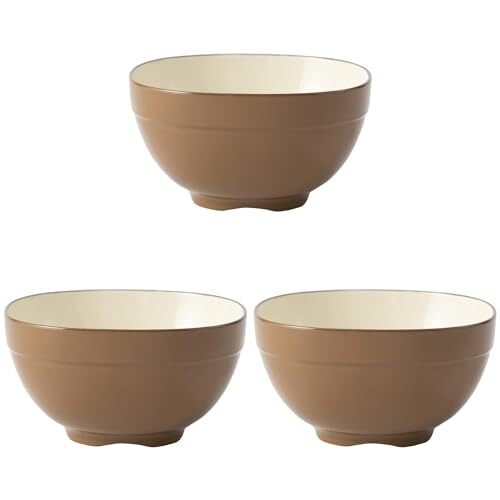 アサヒ興洋 お椀 汁椀 ブラウン 3個セット カフェ風 活気のある軽やかな色彩 食洗機対応 電子レンジ対応 日本製 Solow Yasai ごぼ拍卖