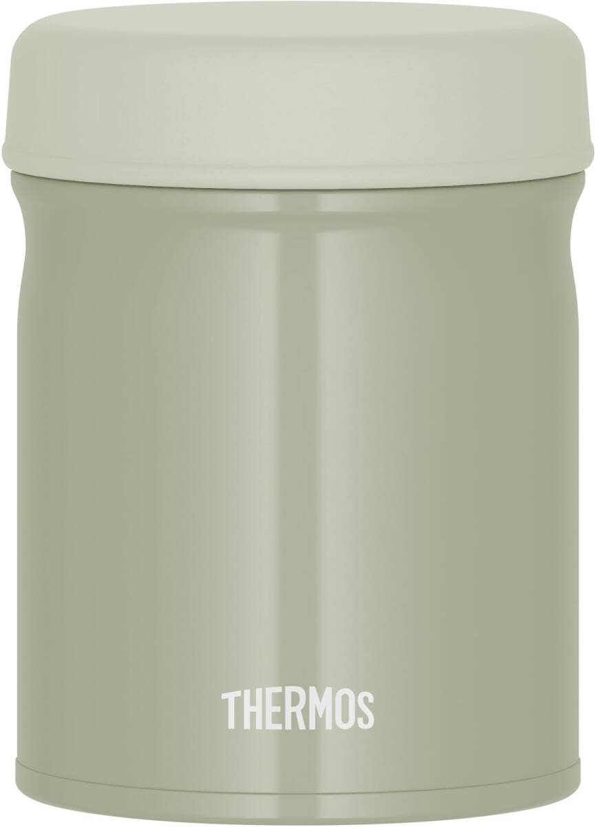 【食洗機対応モデル】 サーモス 真空断熱スープジャー 400ml カーキ 全パーツ食洗機OK 保温保冷 お手入れ簡単 口当たりがやさしい丸口設計拍卖