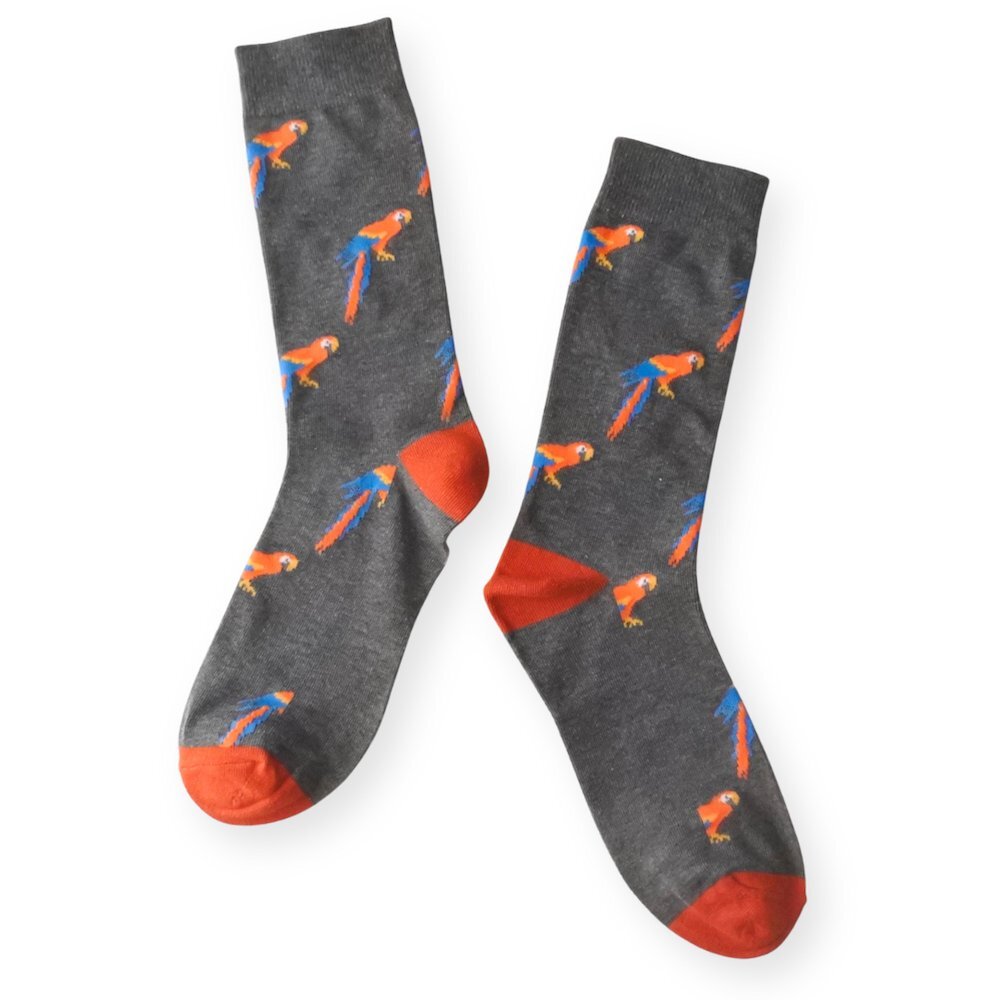 メンズ 靴下 総柄 カラフル バード ソックス MENS メンズ SOCKS SOX オシャレ拍卖