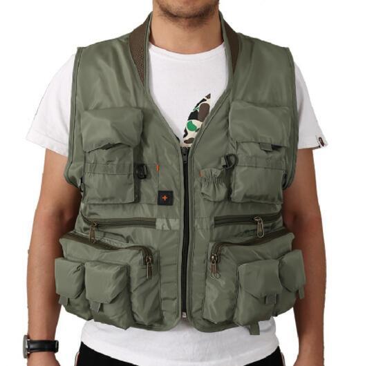 新入荷メンズ ベスト カメラマンベスト フィッシングベスト アウトドア メッシュ 多機能 釣りベスト 登山服 ミリタリー 撮影用 L~3XL拍卖