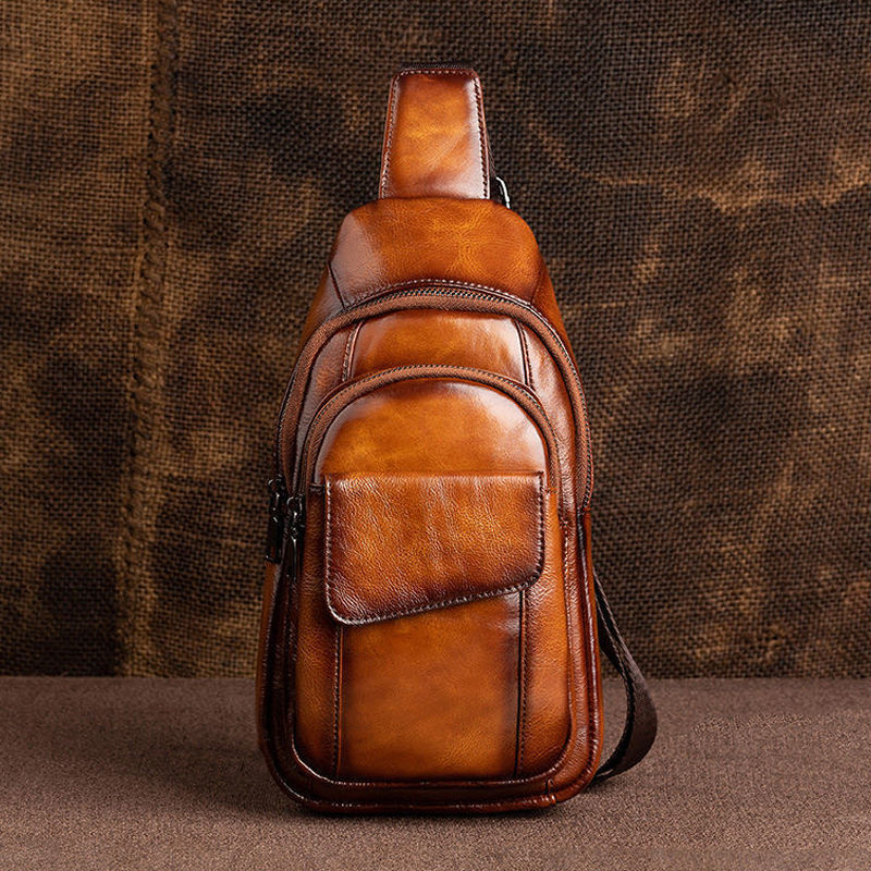 人気品3色選択可 メンズバッグ 牛革 ボディバッグ 本革 ワンショルダー 斜めがけバッグ おしゃれ 軽量 大容量 通勤 iPadmini収納可能拍卖