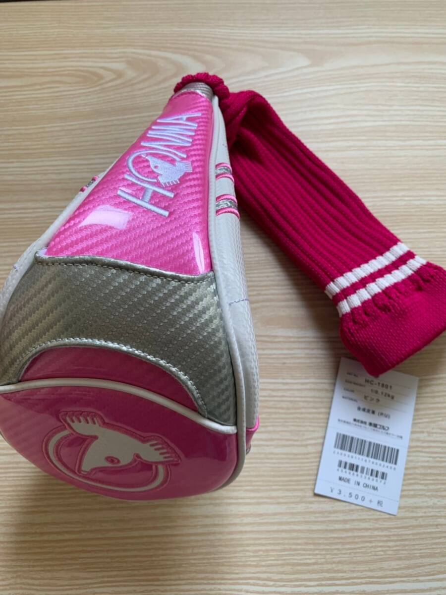 ★未使用新品★ 本間ゴルフ ヘッドカバー ドライバー用 TOUR WORLD トーナメントプロモデル HC-1801 ピンク拍卖