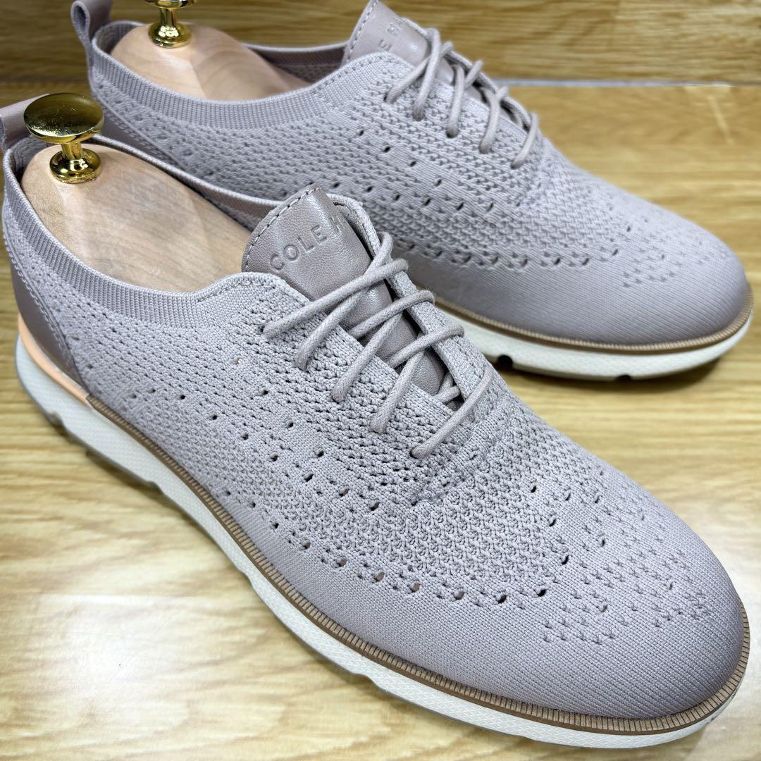 即決◆COLE HAAN◆コールハーン ゼログランド 7B 約24cm スニーカー メッシュ レディース パープル グレー拍卖