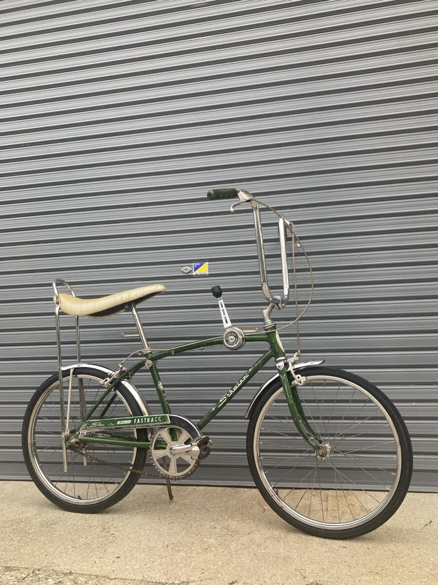 70s SCHWINN FASTBACK 1971年 3SPEED キャンパスグリーン 当時物 ファストバック 拍卖