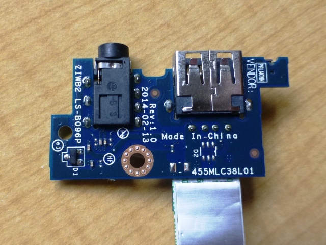 LENOVO 修理交換用USB ボード ケーブル付き P/N:LS-B096P拍卖